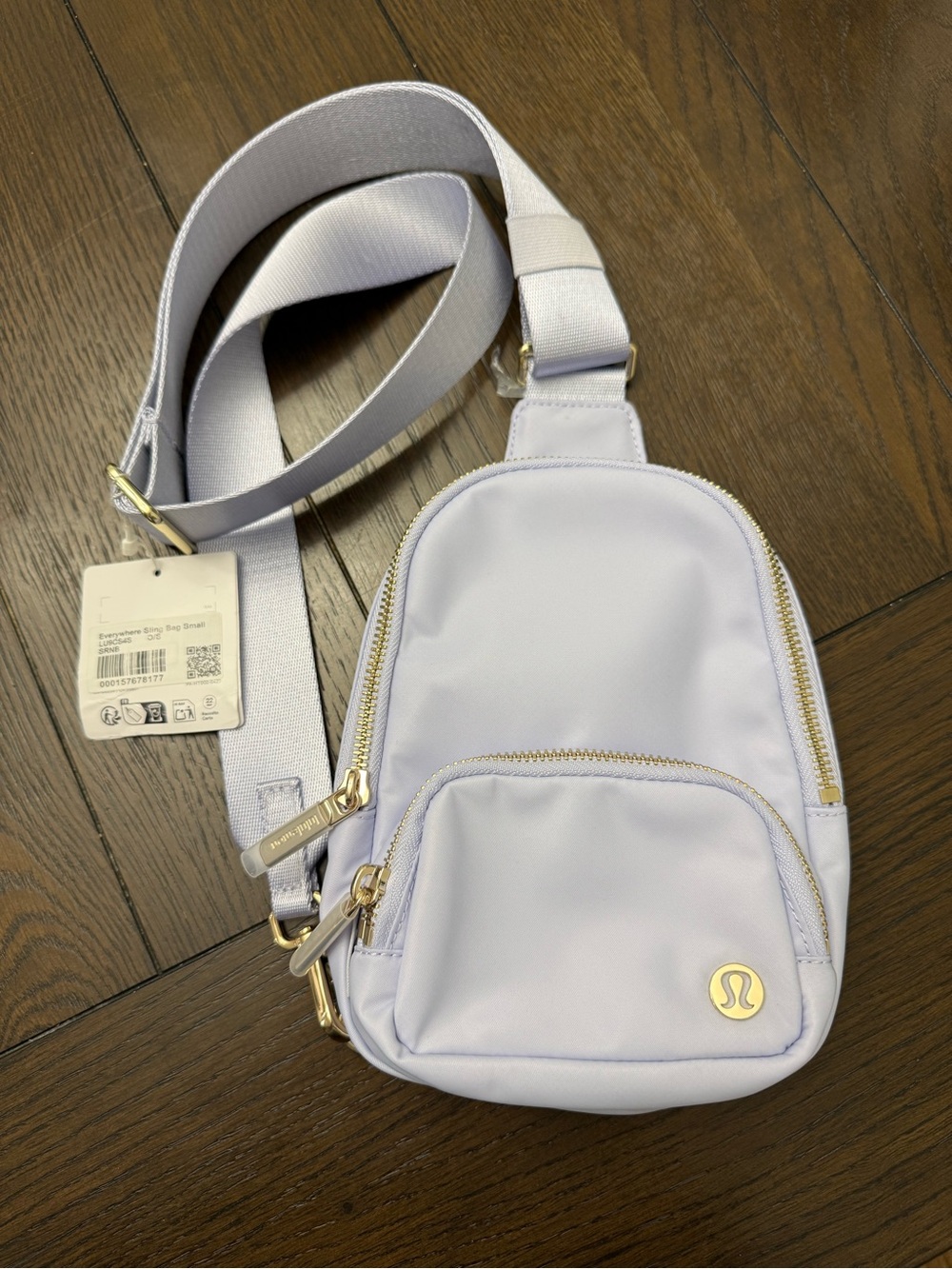 NWT Lululemon Athletica Everywhere Lavender Mini 2L Crossbody Sling Bag